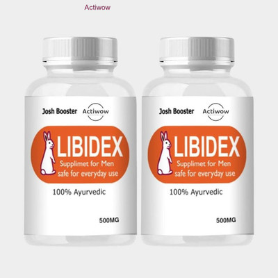 ACTIWOW Libidex Capsules - 30-Day Stamina & Vitality Support(Pack of 2, 60 Capsules)