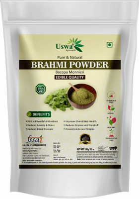 Uswa Ayurvedic Brahmi Powder (Churna) For Brain & Memory �100g(100 g)