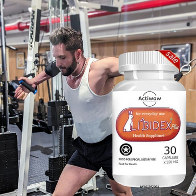 ACTIWOW Libidex Plus - Original Confidence Capsules for Men A01(30 Capsules)