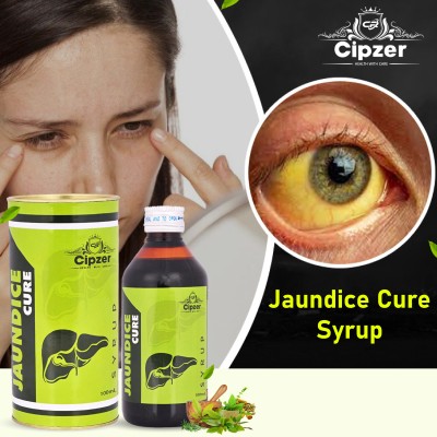 CIPZER Jaundice Cure 100 ML Syrup For Liver Support, Jaundice Relief, Increase Appetite