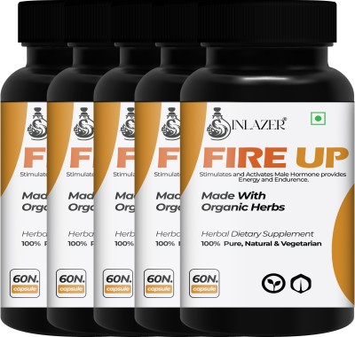 inlazer Fire Up Health Wellness Capsule For Men - Helps To Revitalize Your Vitality(Pack of 5)