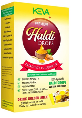 KEVA Haldi Drops Concentrated Extract of 5 Rare Tulsi &Natural Immunity Boosting(20 ml)