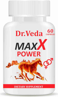 DR.VEDA Herbal Maxx Power Capsule For Stamina For Mens(60 Capsules)