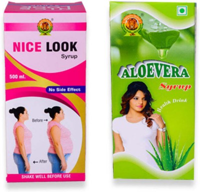 jagdamba herbal Nice Look, Aloe vera Syrup - Skin Wellness Combo(Pack of 2)