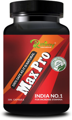 Riffway Max Pro _ Herbal Tablet Stamina Capsule For Better Strength(30 Capsules)