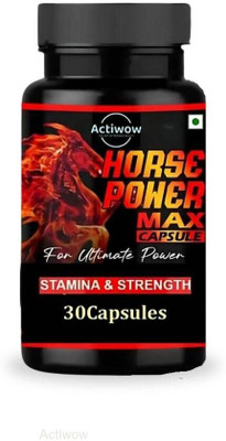 Horse Power Max Capsules Ayurvedic Path to Daily Drive and Confidence X09(30 Capsules)