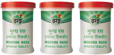 ZANDU Mugdha Ras Parad Tikri(Pack of 3, 105 Tablets)