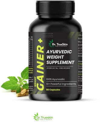Dr.TrueSkin Weight Gainer+ Capsules Herbal Power Reinforcer 90CAPS(90 Capsules)