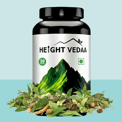 JANJIVA AYURVEDA Height Veda Herbal Height Gain Supplement(30 Capsules)