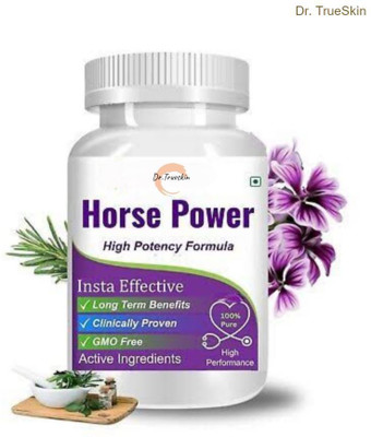 Dr.TrueSkin Horse Power Capsule & Oil To Support Men’s Natural Vitality(30 Capsules)