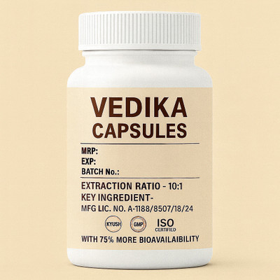VEDIKA Organic Shisham / Sheesham Leaf Extract Capsules Pack of 60 Capsules.(60 Capsules)
