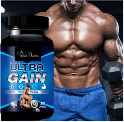 visalak pharma Ultra Gain Capsules For Strong Body Protein fORMULA(30 Capsules)