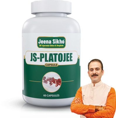 Jeena Sikho JS-Platojee Capsules | For General Wellness & Platelet Count(60 Capsules)