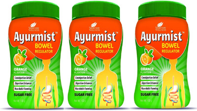 AYURMIST Bowel Regulator – Natural Relief for Digestion & Constipation 100 GM PACK OF 3(Pack of 3, 300 g)