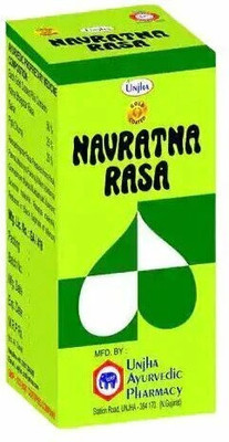 Unjha Navratna Rasa Gold Coated (1 Pack, 15 Tablets)(15 Tablets)