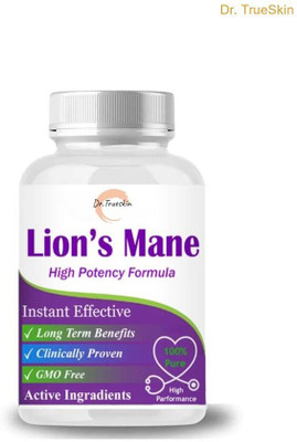 Dr.TrueSkin Lion's Mane Capsule Recharge Your Energy Naturally(30 Capsules)