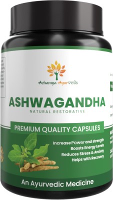 Achamya Ashwagandha KSM 66 capsules |Enhance Immunity| Stress Relief | 60 Tablets