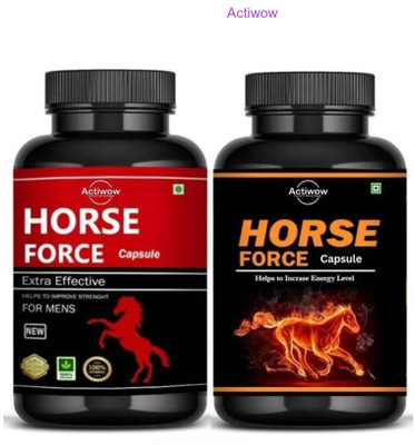 Horse Power Force Capsule Stamina & Power Support for Men X11(Pack of 2, 30 Capsules)