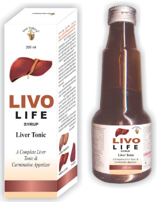 DEE INDIA HERBALS Livo Life Syrup A Tonic For Improving LIver Functions (200 ml) Pack of 2(Pack of 2)