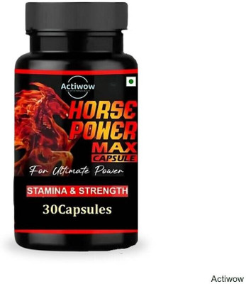 Horse Power Max Capsules Energy and Drive the Ayurvedic Way X09(30 Capsules)