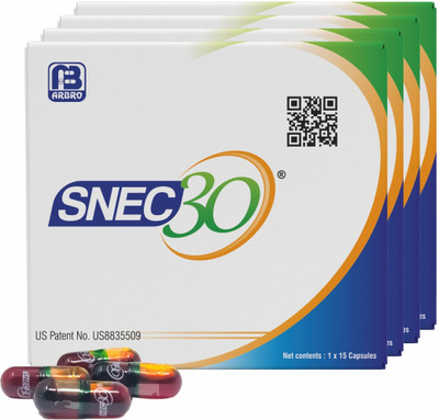 SNEC30 SNEC 30 15 capsules 4 Nos(Pack of 4, 60 Capsules, 30 mg)