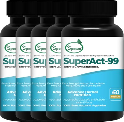 speczo Super Act Health Power Medicine For Men ' Stays Active All Day ' Restore Stamina(Pack of 5)