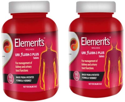 Elements WELLNESS URI FLUSH -3 CAPSULES (PACK OF 2)(Pack of 2)