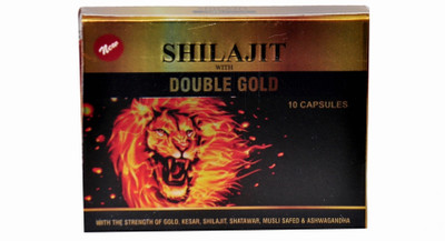 Dr Chopra Shilajit Double Gold Capsule pack of 2(10 Capsules)