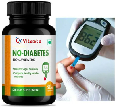 VITASTA No-Diabetes cure sugar control Ayurvedic medicine 30 capsule pack of 1(30 Capsules)