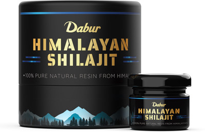 Dabur 100% Pure Himalayan Shilajit Resin |Boosts Stamina & Immunity |Revitalises Body For Rs. 548