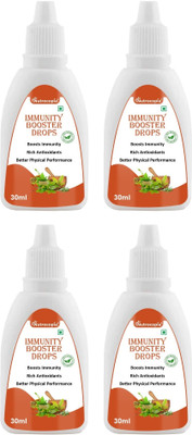 NUTROCOPIA Immunity Booster Drops for Strength & Stamina Relief from Cough Cold (4x30ML)(4 x 30 ml)