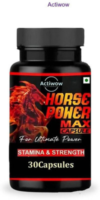 Horse Power Max Capsules Daily Boost of Natural Vitality for Men S56(30 Capsules)