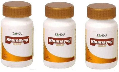 ZANDU RHUMAYOG GOLD(Pack of 3, 90 Tablets)