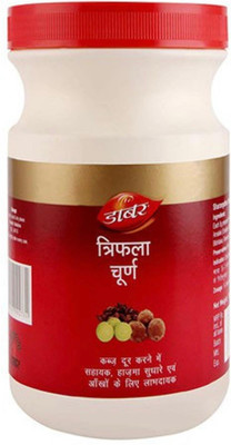 Dabur Triphala Churna – Gentle Detox for Digestive Health & Daily Cleansing(Pack of 2, 240 g)