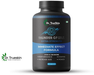Dr.TrueSkin Thunder Of Zeus with stamina and energy performance mix(30 Capsules)