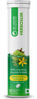DR. VAIDYA'S Herboslim Effervescent Green Apple flavour.(60 g)