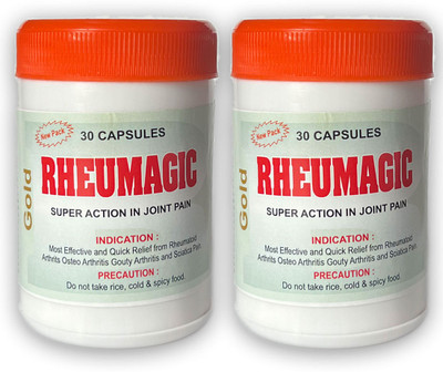 Quickbits Rheumagic gold Super action in joint pain (pack of 2) Capsules(2 x 30 Units)