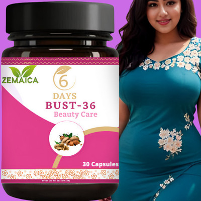 ZEMAICA Bust 36 Capsules/ Natural Herb For Glowing Skin Women & Girls(30 Capsules)