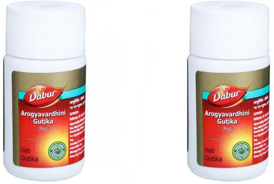 Dabur Arogyavardhini Gutika 40Tab(Pack of 2, 80 Tablets)
