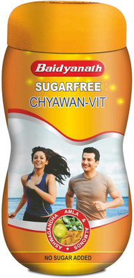 Baidyanath Sugarfree Chyawan Vit- Specially formulated Chyawanprash with No Added Sugar- With Benefits of Amla, Ashwagandha and Almonds(500 g)