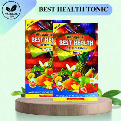 Altrugiene Best Health Family Tonic For Body Weakness | Multivitamin | Health Support|(Pack of 2, 900 ml)