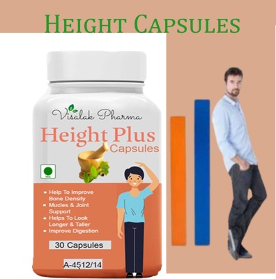 visalak pharma Height Plus Effective Capsule For Body Growth,Grow Tall Naturally