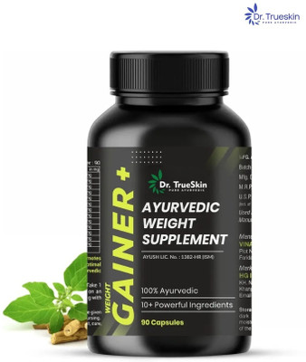 Dr.TrueSkin Weight Gainer+ Capsules Herbal Stamina Formula 90CAPS(90 Capsules)