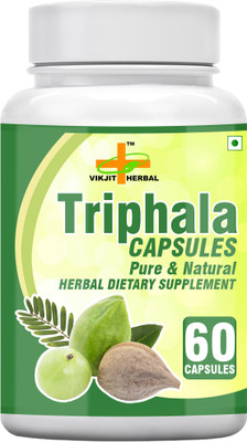 VIKJIT HERBALS TRIPHALA CAPSULES(60 Capsules)