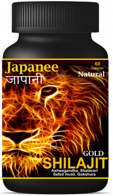 NATURAL Shilajit capsule for men stamina strength Power Ayurvedic 60(60 Capsules)