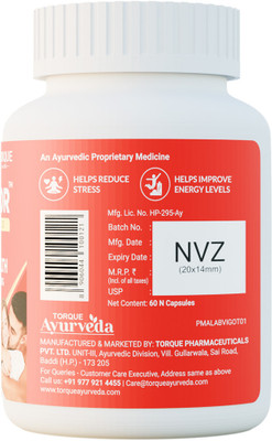 Vigotor Ayurvedic Capsules for Men with Ashwagnadha & Shiljit(60 Capsules)