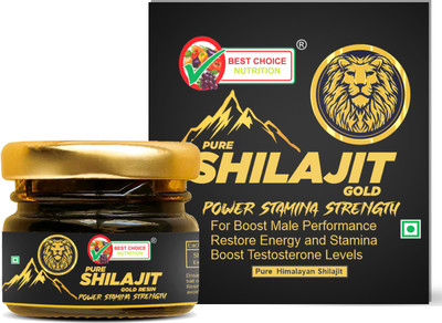 BEST CHOICE NUTRITION Himalayan Pure Shilajit/Shilajeet Gold Resin 15g -For Endurance & Power Support(15 g)