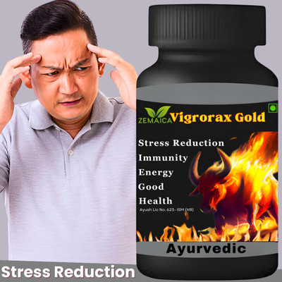 ZEMAICA Vigrorax Gold Capsule For Men Improves Daily Health(30 Capsules)