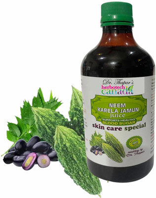 Dr. Thapar's Neem Karela Jamun Juice, Promotes Healthy SUGAR Levels(450 g)