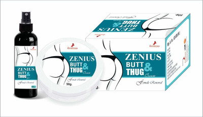 Zenius Butt & Thigh Kit For Buttocks and Thigh capsule & cream(Pack of 3, 150 ml, 150 g)